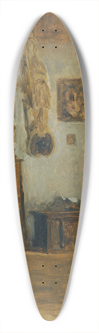Franz Rumpler - Vorhaus im Geburtshaus des Knstlers 39.3 inch art pintail longboard deck