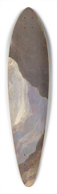 Franz Steinfeld - A View of the Dachstein Massif from the Alpenhotel Wasnerin in Bad Aussee 39.3 inch art pintail longboard deck