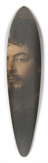 Franz von Lenbach - The Architect Lorenz Gedon 39.3 inch art pintail longboard deck