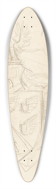 Franz von Matsch - Entwurf fr ein Familienwappen. 39.3 inch art pintail longboard deck