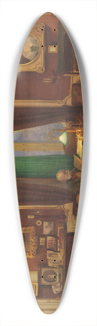 Franz von Matsch - Kaiser Franz Joseph I. in seinem Arbeitszimmer in Schnbrunn 39.3 inch art pintail longboard deck