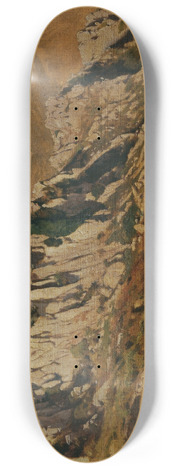 Carl Schuch - Felsenlandschaft bei Olevano 8.25 inch art skate deck