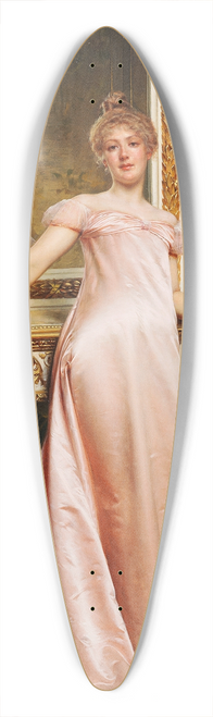 Frdric Soulacroix - Her music lesson 39.3 inch art pintail longboard deck