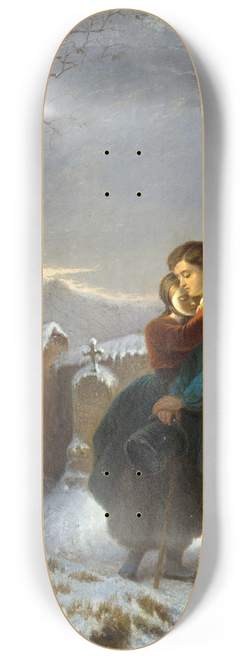 Carl Stauber - In Gedenken 8.25 inch art skate deck