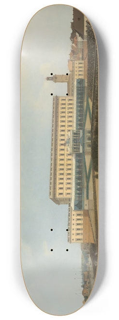 Carl Stefan Bennet - The Acclamation of King Carl XIV Johan of Sweden in 1818 8.25 inch art skate deck