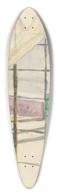 Frederick Porter - Sketchbook of Fred J Porter #9 39.3 inch art pintail longboard deck