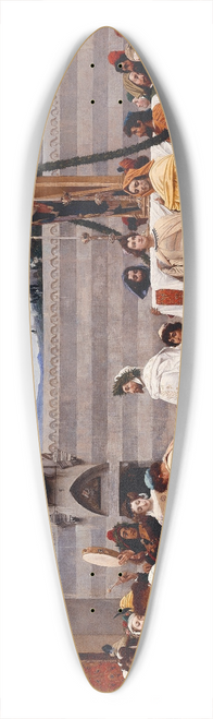 Frederic Leighton - Cimabues Madonna Carried in Procession 39.3 inch art pintail longboard deck