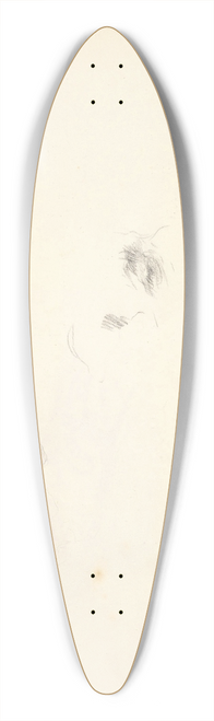 Frederic Leighton - Preliminary Studies for Portrait of William Makepeace Thackeray 39.3 inch art pintail longboard deck