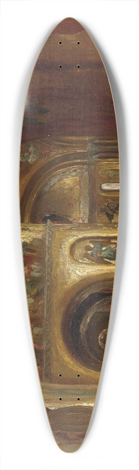 Frederic Leighton - The Interior of St Marks Basilica, Venice 39.3 inch art pintail longboard deck