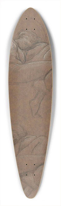 Frederic Leighton - Three studies for Flaming June 39.3 inch art pintail longboard deck