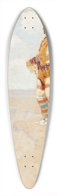 Frederic Remington - The Last of His Race (The VanishingAmerican) 39.3 inch art pintail longboard deck