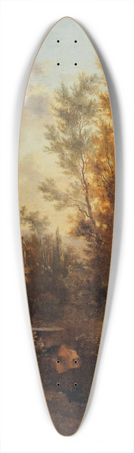 Frederik de Moucheron - Le Dpart pour la chasse 39.3 inch art pintail longboard deck