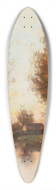 Frederik Jacobus van Rossum du Chattel - A waterway 39.3 inch art pintail longboard deck