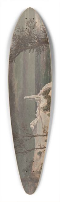 Frederik Sdring - The Summer Spire on the Chalk Cliffs of the Island Mn. Moonlight 39.3 inch art pintail longboard deck