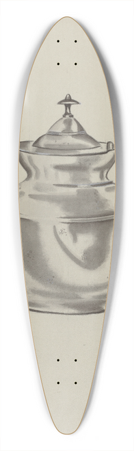 Fred Peterson - Pewter Teapot 39.3 inch art pintail longboard deck