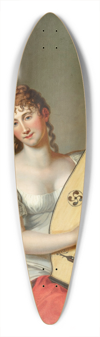 Friedrich Carl Grger - Portrait of Federica von Mecklenburg-Strelitz, Duchess of Cumberland and Queen of Hanover (1778-1841) 39.3 inch art pintail longboard deck