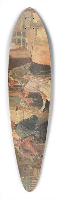 Friedrich Kallmorgen - Der Brief aus Amerika (II) 39.3 inch art pintail longboard deck
