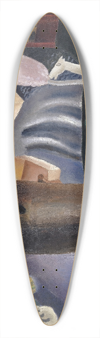 Frits van den Berghe - La Lys 39.3 inch art pintail longboard deck