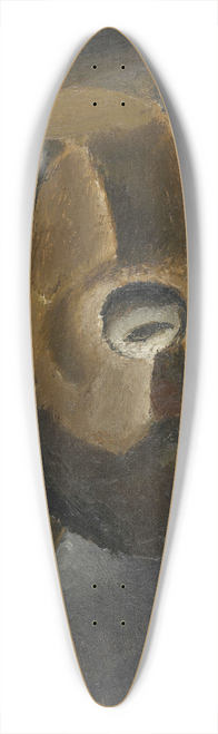 Frits van den Berghe - Selfportrait 39.3 inch art pintail longboard deck