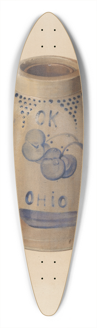 Fritz Boehmer - Apple Butter Crock 39.3 inch art pintail longboard deck