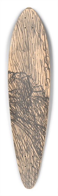 Fritz Syberg - Dden gr bort med barnet 39.3 inch art pintail longboard deck