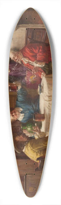Fritz Wagner - Gentlemens Conversation 39.3 inch art pintail longboard deck
