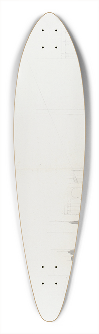 Gaetano Gandolfi - Figures and Animals in Deep Architectural Setting 39.3 inch art pintail longboard deck