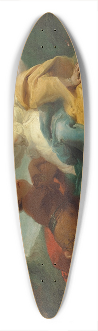 Gaetano Gandolfi - Rinaldo and Armida in the Garden of Delights 39.3 inch art pintail longboard deck