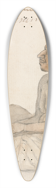 Gangaram Chintaman Tambat - A Fool Named Gungarum [Gangaram] 39.3 inch art pintail longboard deck