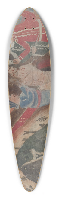 Geoffrey Holt - Station of the Cross No. 10  Jesus is Stripped of His Garments 39.3 inch art pintail longboard deck