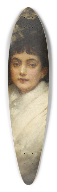 George Adolphus Storey - Little Swansdown 39.3 inch art pintail longboard deck