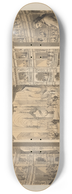 Casimiro Castro - Interior del Teatro Iturbide 8.25 inch art skate deck