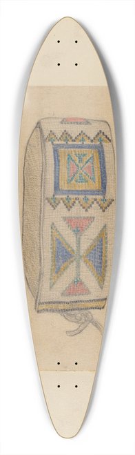George B. Wally - Armband 39.3 inch art pintail longboard deck