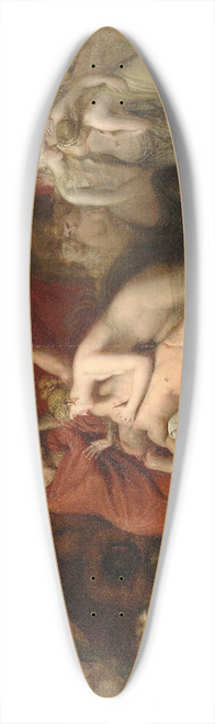 George Dawe - Achilles, frantic for the loss of Patroclus, rejecting the consolation of Thetis 39.3 inch art pintail longboard deck