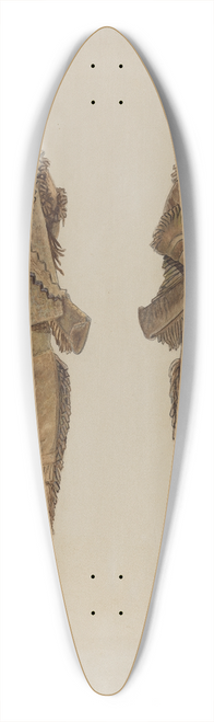 George File - Frontiersman Doll 39.3 inch art pintail longboard deck