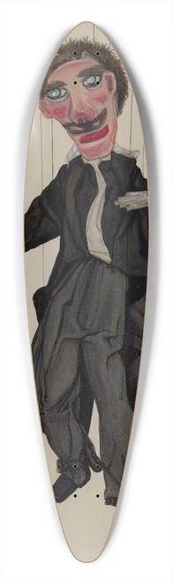 George File - Puppet 39.3 inch art pintail longboard deck