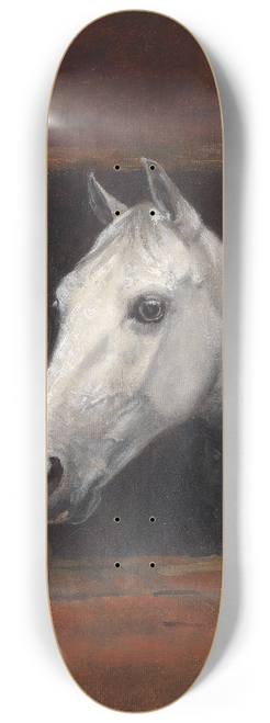 Caspar von Reth - Portrait eines Schimmels 8.25 inch art skate deck