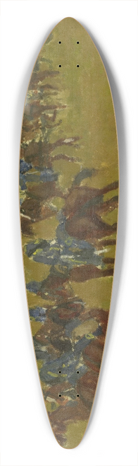 George Hendrik Breitner - Artillery on Maneuver 39.3 inch art pintail longboard deck