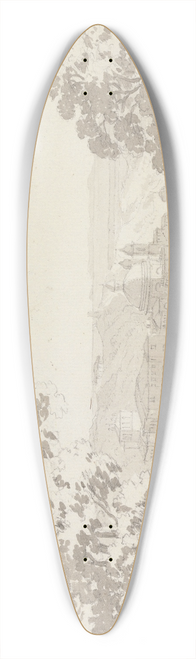 George Howland Beaumont - Larice 39.3 inch art pintail longboard deck