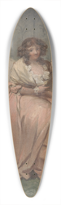 George Morland - A Woman Called Anne, the Artists Wife 39.3 inch art pintail longboard deck