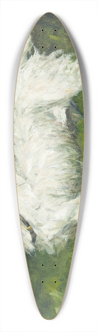 George Paice - Piper, A Jack Russell Terrier 39.3 inch art pintail longboard deck