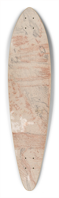 George Richmond - Cedar Trees in a Park 39.3 inch art pintail longboard deck