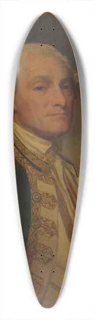 George Romney - Admiral Sir Chaloner Ogle (17261816) 39.3 inch art pintail longboard deck
