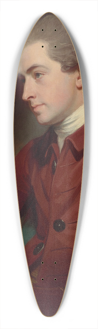 George Romney - Portrait of Sir Thomas Frankland, 6th Bt. (1750-1831) 39.3 inch art pintail longboard deck
