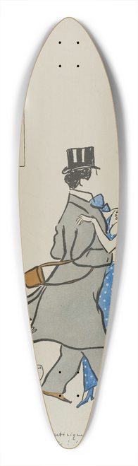 Georges Goursat (Sem) - A la Martinique ; Cornuch, M de Saint-Alary, Melle Frmont 39.3 inch art pintail longboard deck