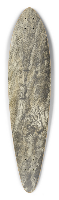 Georges Goursat (Sem) - Lattaque au char 39.3 inch art pintail longboard deck
