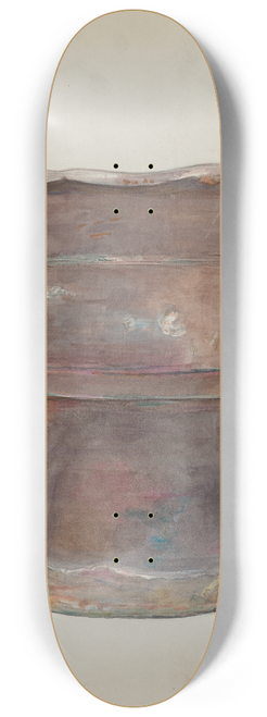 Cecily Edwards - Terra Cotta Flower Jar 8.25 inch art skate deck