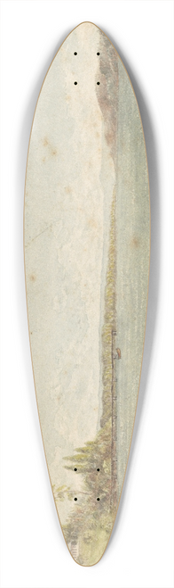 George Sherriff - Parramatta River (No 7) 39.3 inch art pintail longboard deck