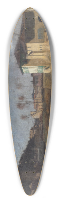 Georges Hugo - Vue des environs de Florence 39.3 inch art pintail longboard deck