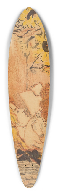 Georges Lemmen - Lise  sa lecture 39.3 inch art pintail longboard deck